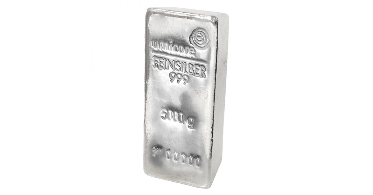 5KG Umicore Investment Silver Bar .999 | Gold Bank