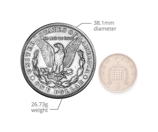 1 Oz (1889-1928) US Morgan Silver Dollar Silver Coin image