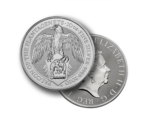 10 Oz The Queens Beast Silver Coin image