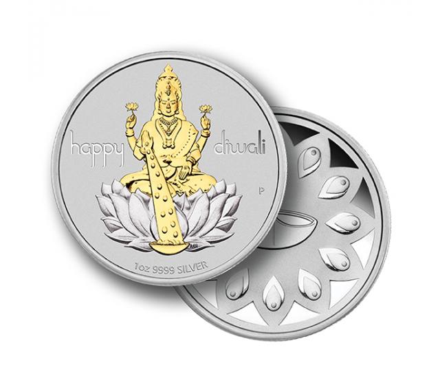 Laxmi Ganesh 5 Grams Pure 999 Silver Coin Diwali Silver Coin Hallmarked |  eBay