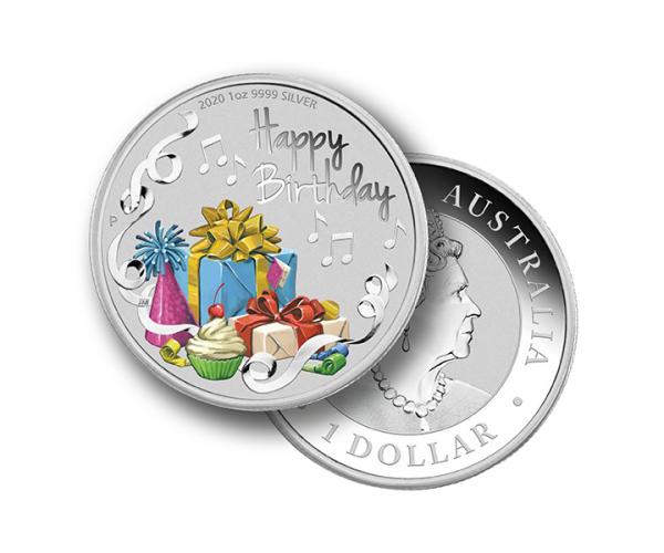Happy Birthday Silver Coin (Gift Set) image