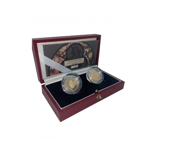 2000 UK Jersey Gold Proof Sovereign Two-Coin Set image