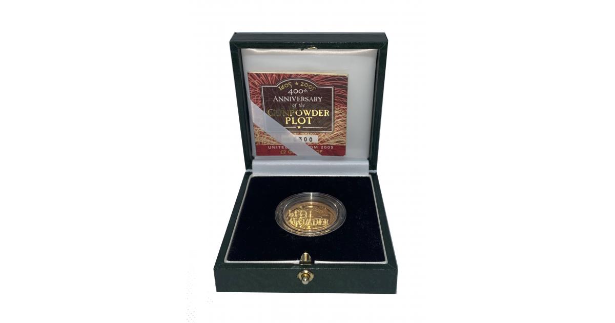 400th Anniversary of the Gunpowder Plot UK £2 Gold Proof Coin