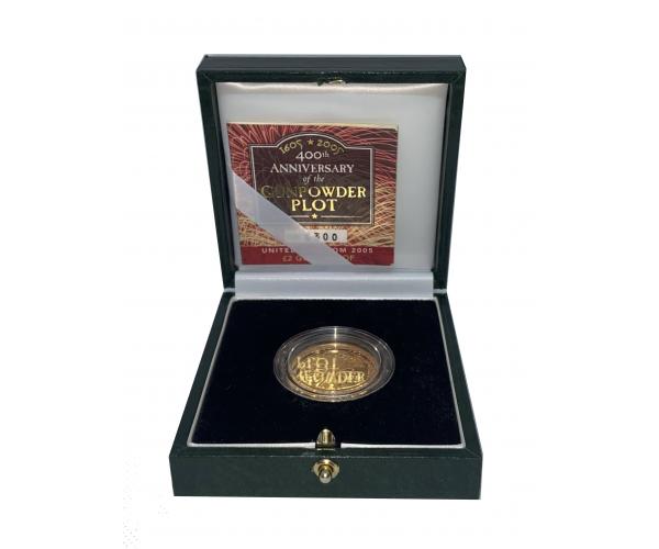 400th Anniversary Of The Gunpowder Plot UK &pound;2 Gold Proof Coin image