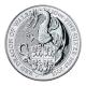 10 Ounce The Queen&#039;s Beast Dragon 2018 Silver Coin image