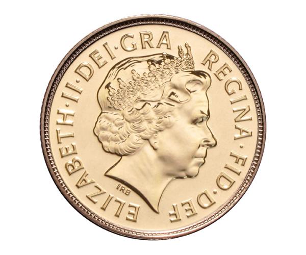 Gold Sovereign (8g) (Elizabeth II, 4th Head) CGT Free image