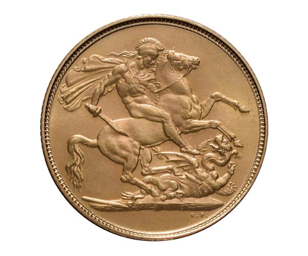 Gold Sovereign Coin (8g) ( King George V) CGT Free* image