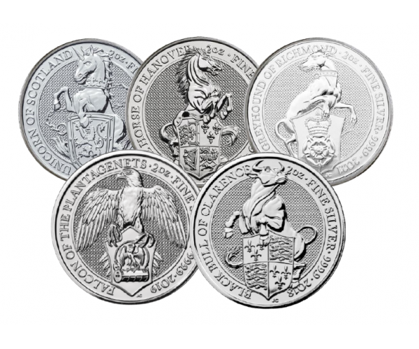 2 Ounce Fine Silver Coins (Assorted Selection) .999 image