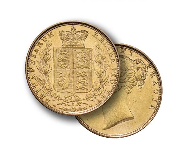 Gold Sovereign (8g) (Victoria Young Head, Shield Back) CGT Free* image
