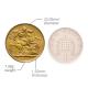 8g Gold Sovereign Coin (Victoria Old Head) image