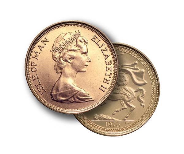 Half Gold Sovereign (4g) (Isle Of Man) CGT Free* image