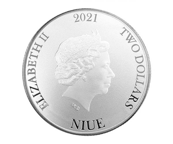 1 Ounce Silver Bitcoin (2021) image