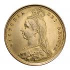 Half Gold Sovereign (4g) (Victoria, Jubilee Head) CGT Free*