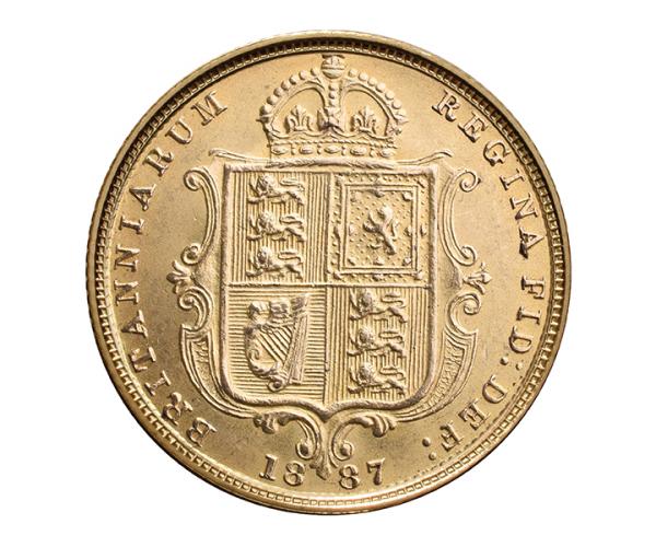 Half Gold Sovereign (4g) (Victoria, Jubilee Head) CGT Free* image