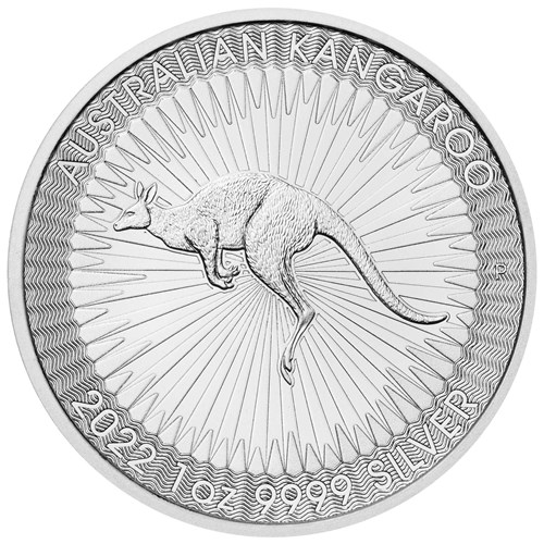 1 Ounce Silver Kangaroo Coin 2022 Gold Bank