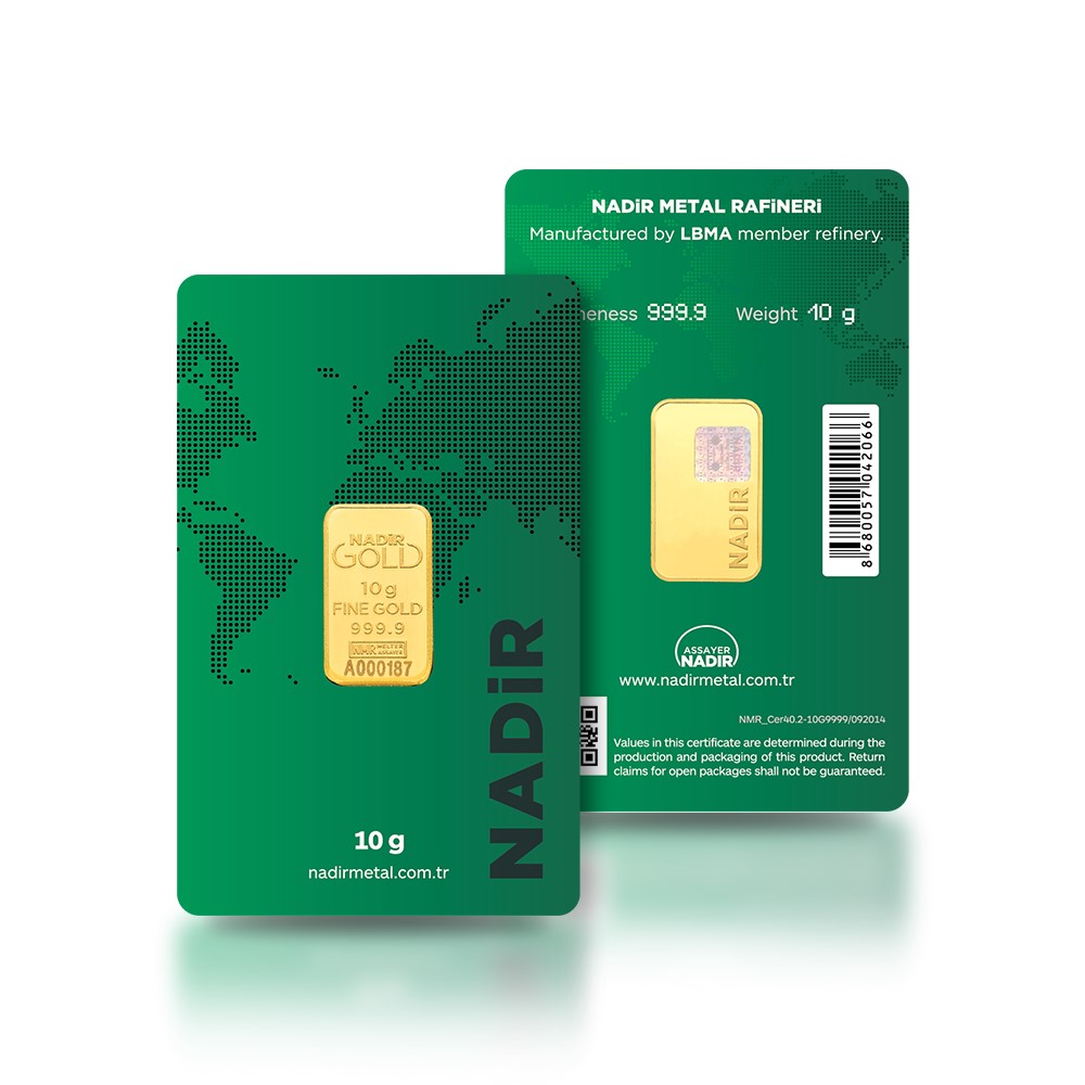 10 Gram Nadir Investment Gold Bar (999.9)